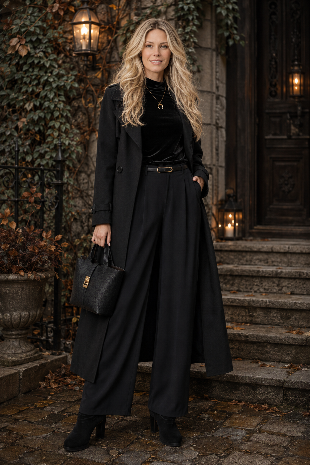 Cozy gothic fall outfit from The Cozy Gothic Edit