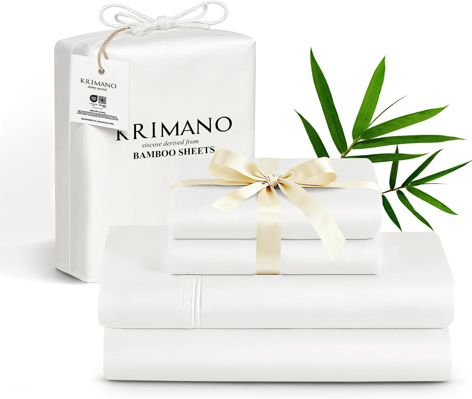 Bamboo Viscose Sheet Set - White