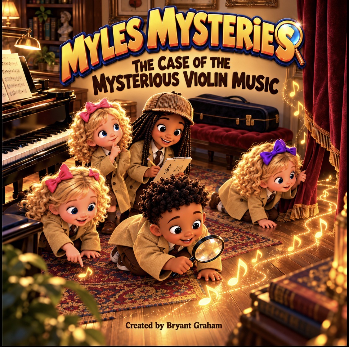 Cover of Myles Mysteries: The Case Of The Mysterious Violin Music