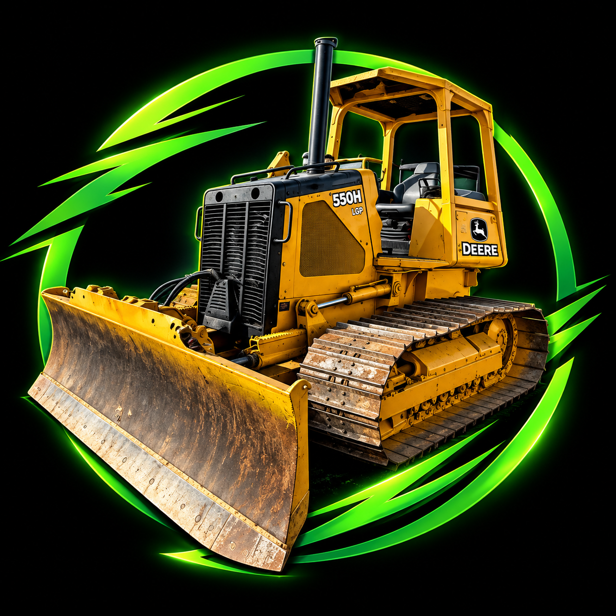 DH&SONSLLC Dozer logo