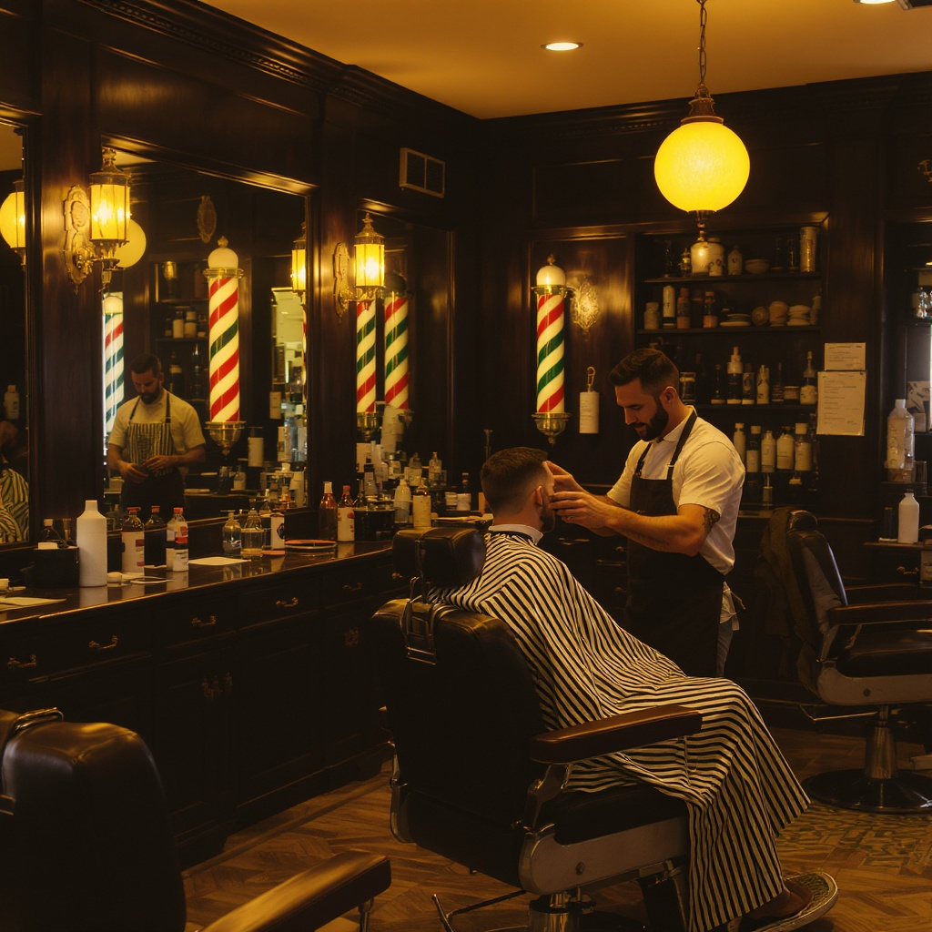 Northern Cuts barbershop page — AI-generated SEO storefront